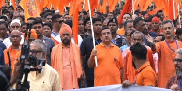 देशविरोधी घोषणांविरोधात शुभेंदू अधिकारी यांचा एल्गार!भव्य 'गेरूआ सन्मान यात्रा' काढत दिला स्पष्ट इशारा