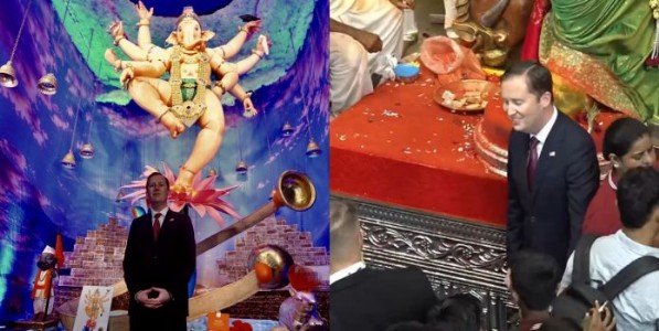 गणेशोत्सवाचा जल्लोष पाहून अमेरिकी राजदूत भारावले; म्हणाले, ‘मुंबईची ऊर्जा शब्दांत सांगणे कठीण!’