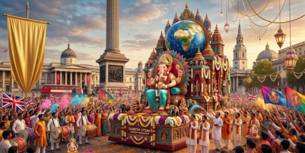सातासमुद्रापारही गणरायाचा जयघोष!