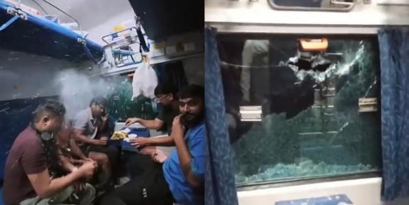 नागपूर-मुंबई दुरंतो एक्स्प्रेसवर दगडफेक; एसी डब्यांच्या काचा फुटल्या, तीन डबे बाधित