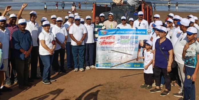 Aksa Marve Beach Clean-Up Drive