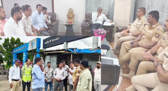पळस्पे फाटा–कोन फाटा रस्त्याचे काम ९ सप्टेंबरपर्यंत पूर्ण करण्याचे आश्वासन; आमदार प्रशांत ठाकूर यांच्या सूचनेनंतर रस्त्याची पाहणी